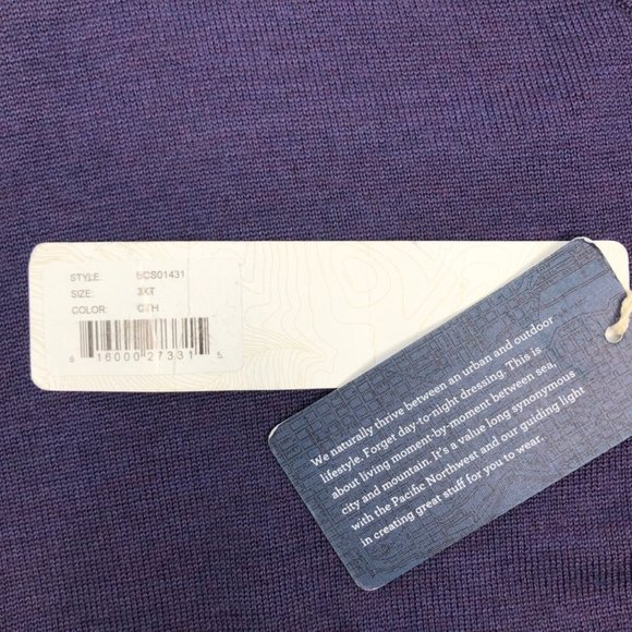 Cutter & Buck Men's Douglas V-Neck Washable Wool - Picture 3 of 7